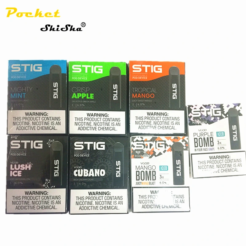 Vgod Stig Disposable Vape with 9 Colors Pod Device 3PCS/Pack
