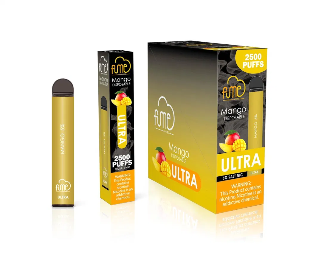 Factory Price Fume Ultra 2500 Puffs Disposable Vape Pen Smooth Taste