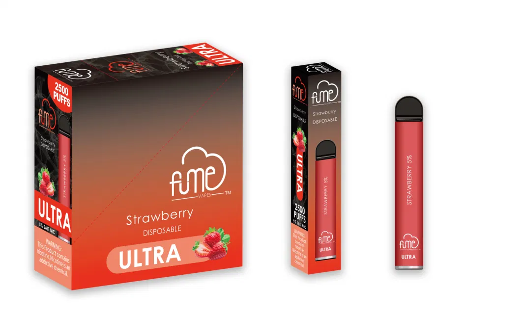 Wholesale Fume Ultra Disposable Vape Device 5% Nicotine 2500 Puffs with Different Flavors