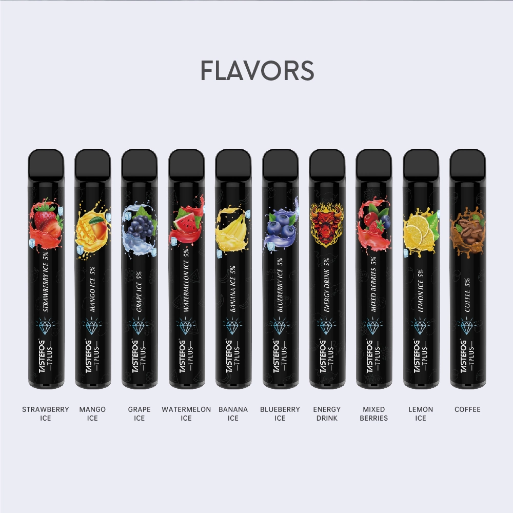 Tpd Version E Cigarette Tplus 800 Puff Disposable Vape 3ml E-Liquid 20mg Nicotine Vapes