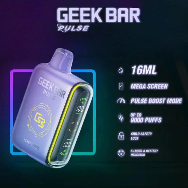 Wholesale I Vape Geek Pluse Vape Bar Dual Mesh Coil HD Display Wholesale Disposable Vape 15000/12000/10000 Puffs Bar E Cigarette Geekvape Geek. Bar