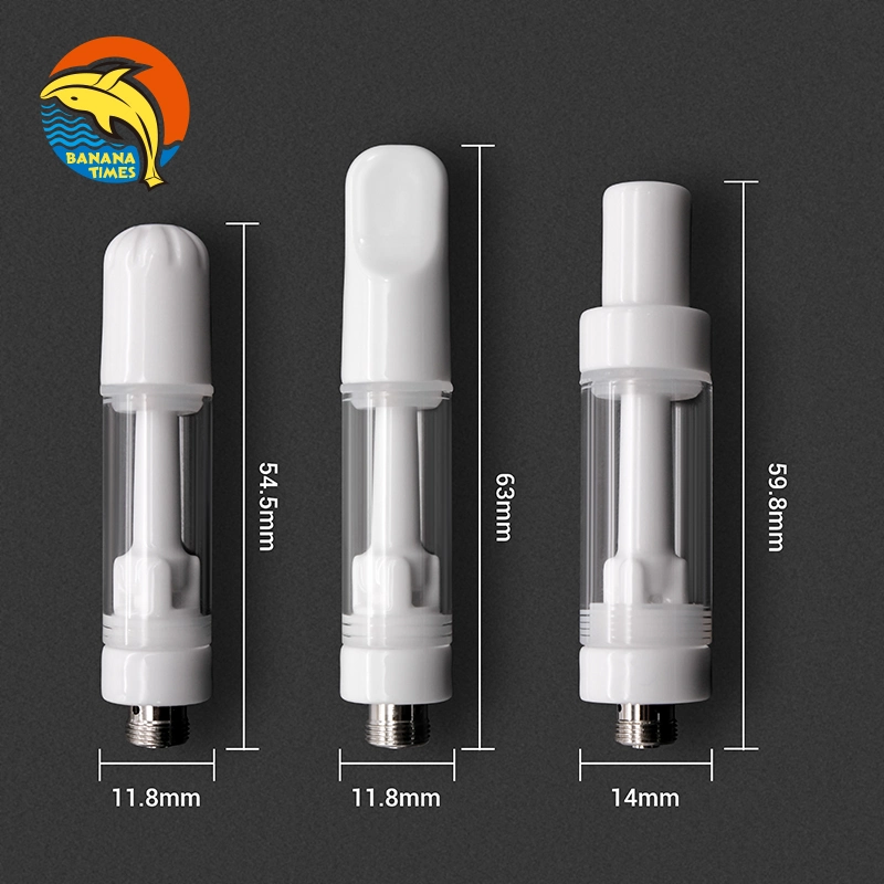 Shenzhen Wholesale Full Ceramic 510 Vape Carts 0.5ml 1ml Empty Vaporizer Thick Oil Disposable Vape Cartridge for Live Rosin/Resin