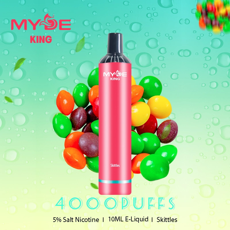 Myde King Hot Sale Vape Factory Wholesale Price Disposable E Cig 4000 Puff Good Taste Vape