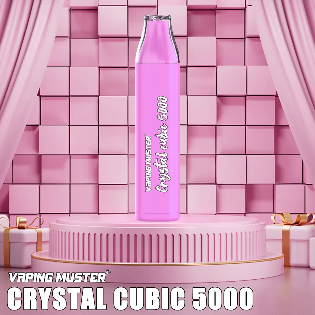 Vapingmuster OEM ODM Wholesale Crystal Cubic 5000 Puffs Popular Taste Mesh Coli Wholesale Disposable E Cigarette Vape