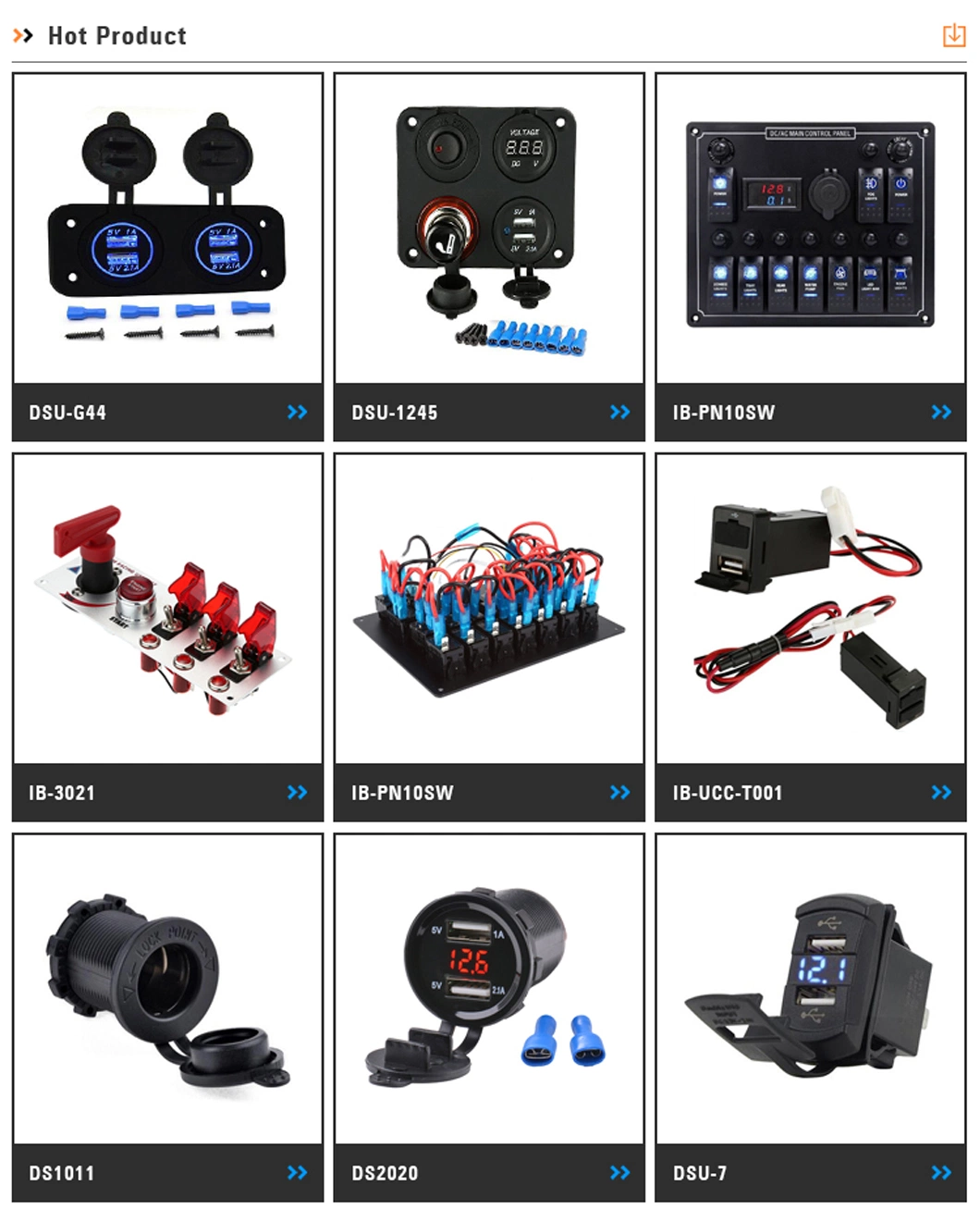 12V Mounting Panel Meter Socket &amp; Cigarette Lighter Socket