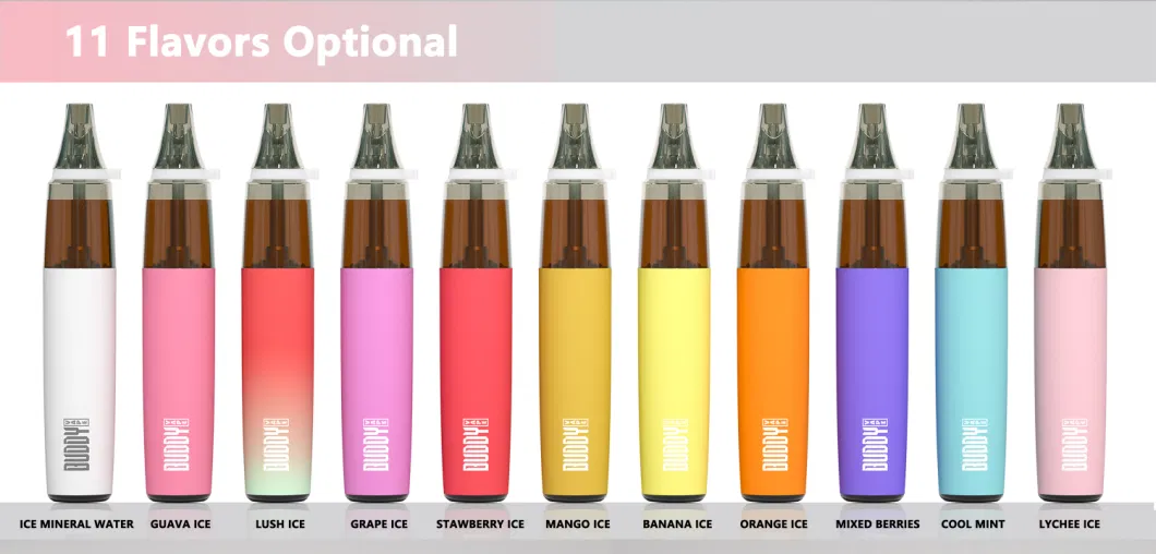 Manufacturer of OEM Different Flavors Transparent Pod Disposable Vape