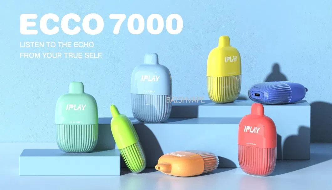 Zbood Private label RGB Hello Cartoon Ske Hyperbar Pod Iplay Ecco 7000 Puff Disposable Vape