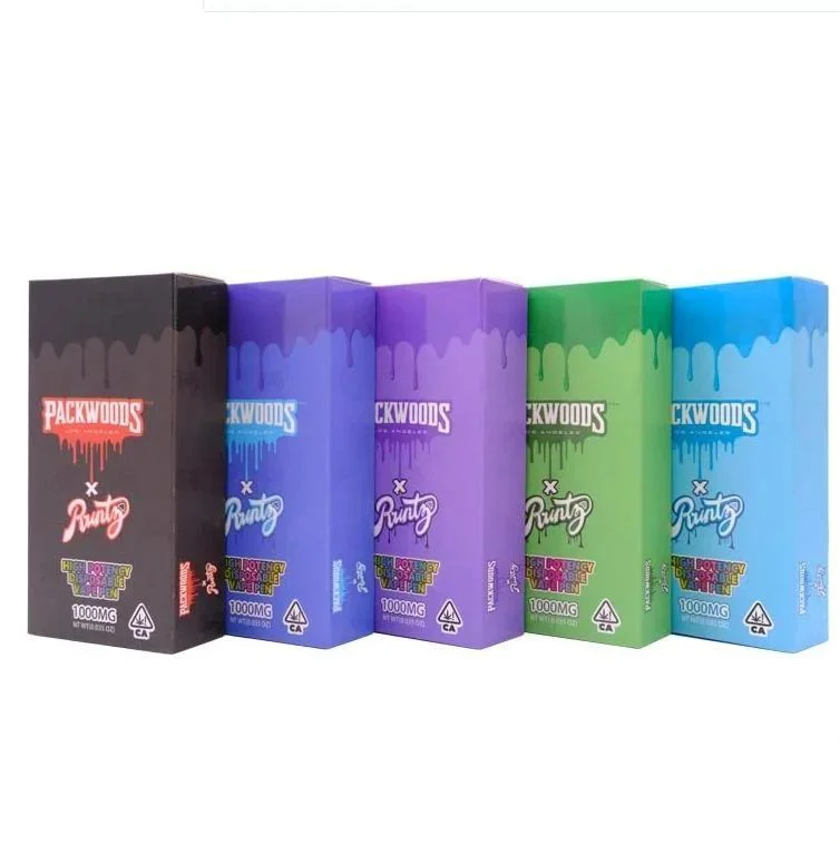 Wholesale Disposable Packwoods X Vapes 1000mg 1ml 280mAh Rechargeable Battery Packwoods Empty Vape