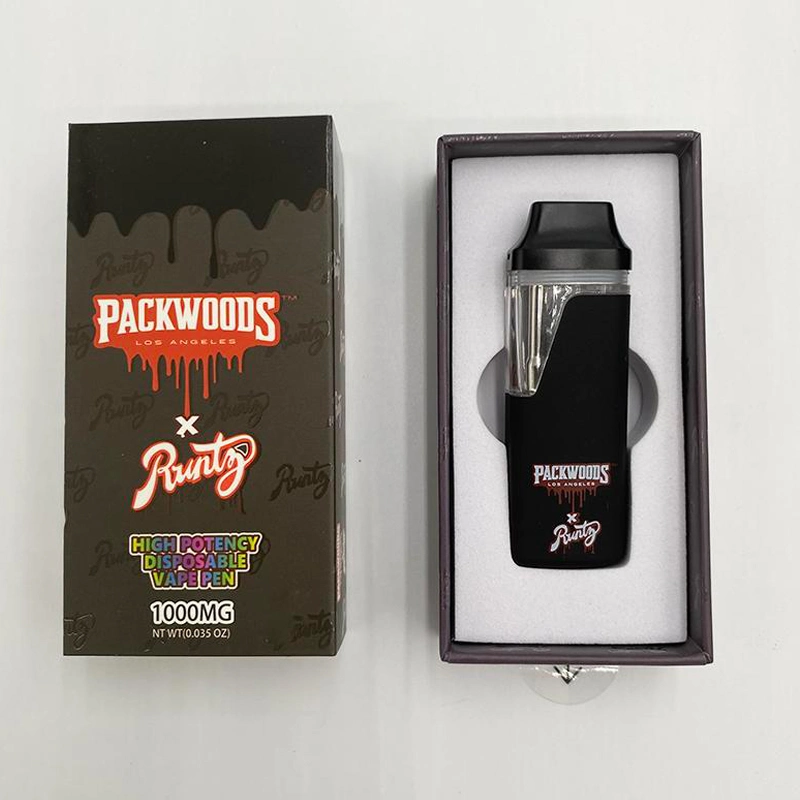 Packwoods X Runty Rechargeable Disposable Vape Pod E-Cigarettes Dabwoods Packman Torch Vape Pen