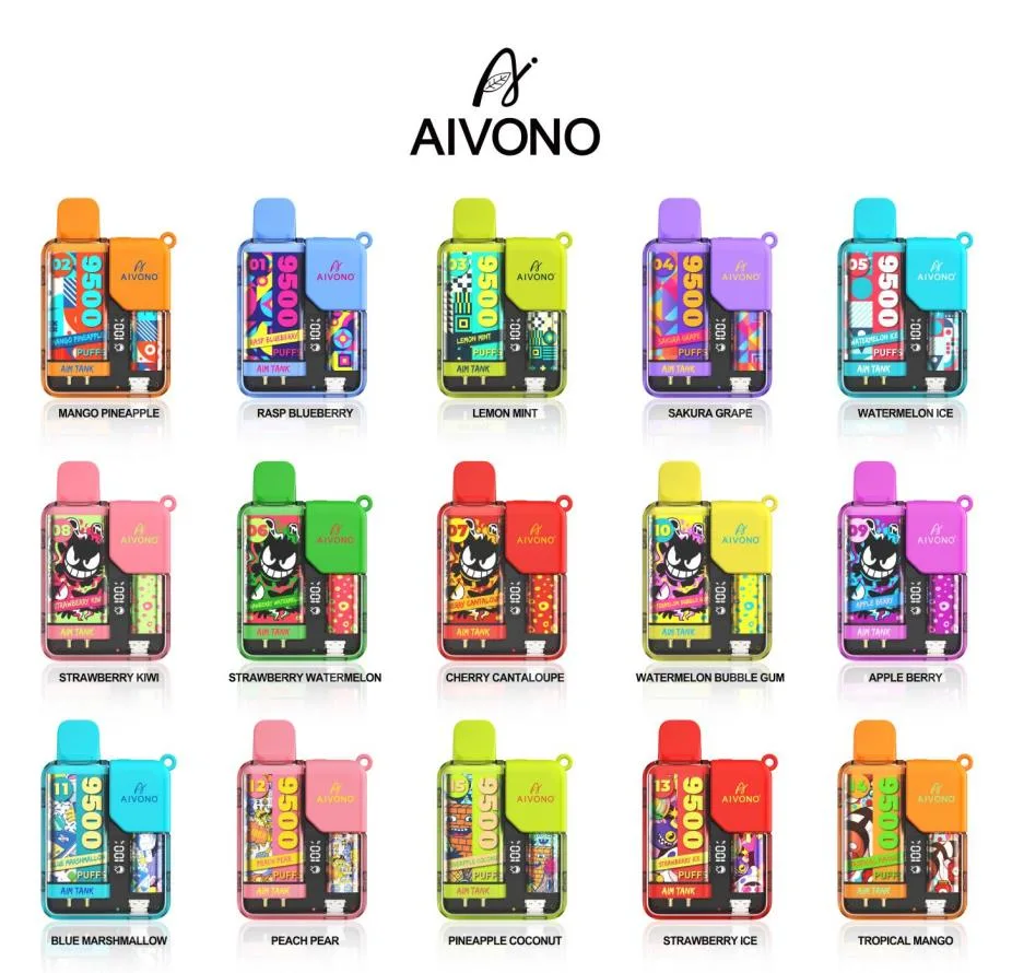 Aivono Aim Tank 9500 Puffs Color LED Screen Display Disposable Vapes