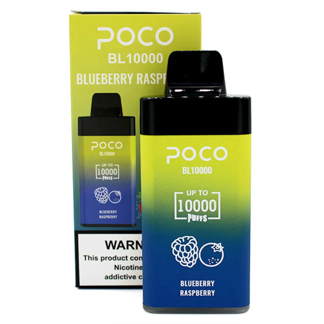 Poco 10000 Puffs UK Zbood 25ml Vpro Jelly Mini Kit Hexa Tobacco Quick Elf World Atomizer Disposable Vape