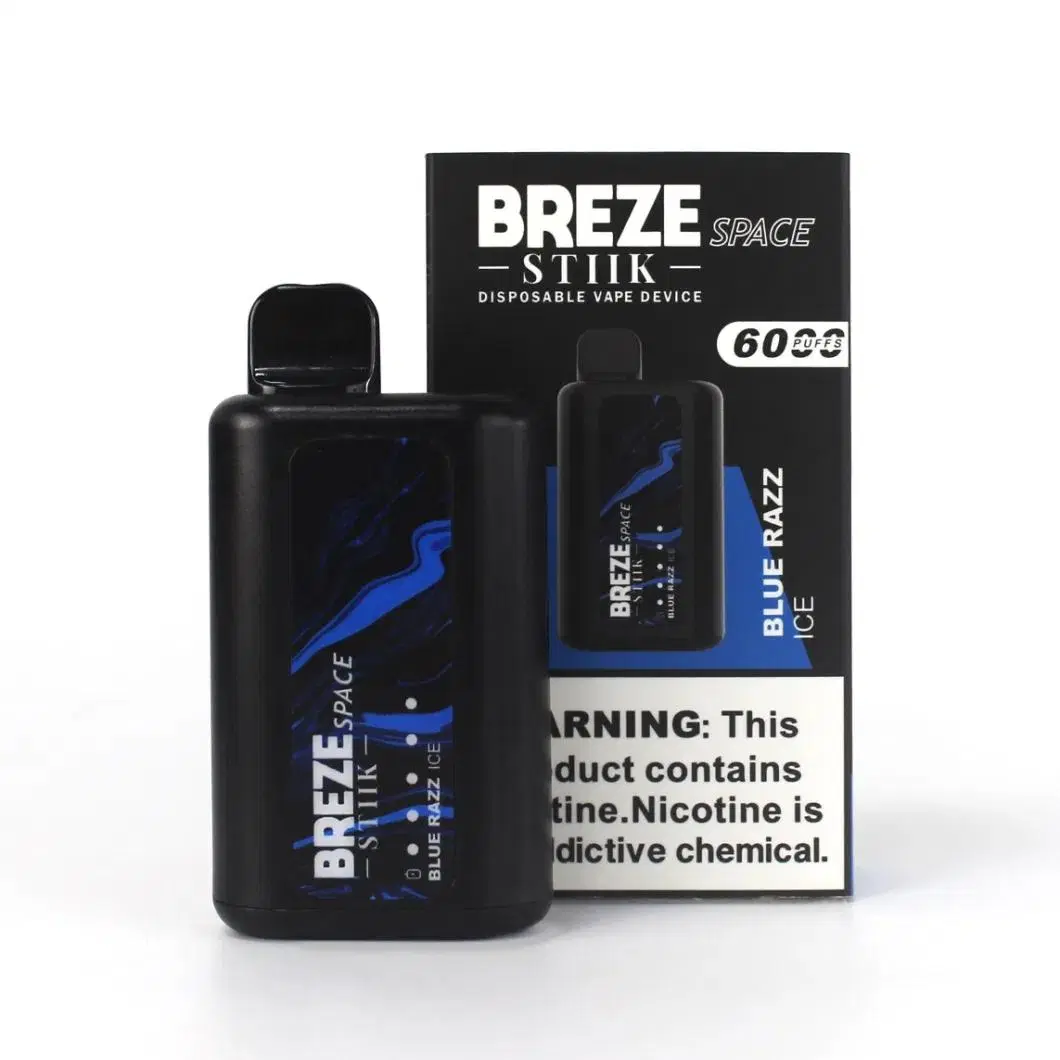 Stocked Zbood B12 Elipse Liquid 18 Mg Slim PRO Zero Nicotine Hit Vaporizer Breze Stiik Space 6000 Puff Dispsoable Vape