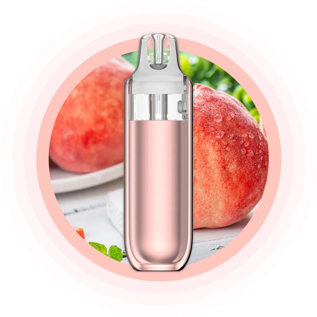 Mango Ice Cream High-Tech E-Cigarette Open Pot System 3.7 Ml 1500 Puff Nicotine Content 0%~5% Hottest Disposable Vape