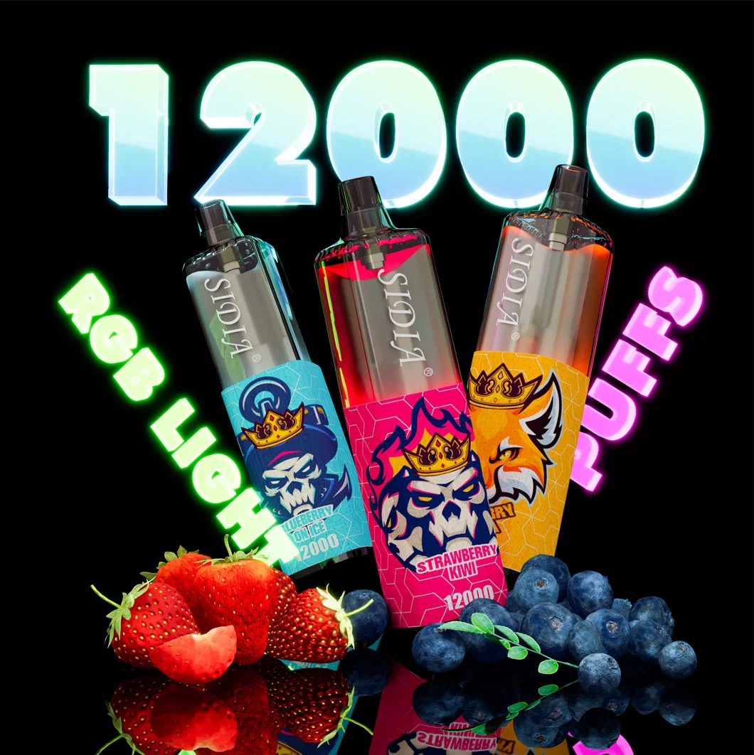Sidia 12000 Puffs Disposable Vapes Pen 12000 Rechargeable Wholesales I Empty E Cigarette Vape