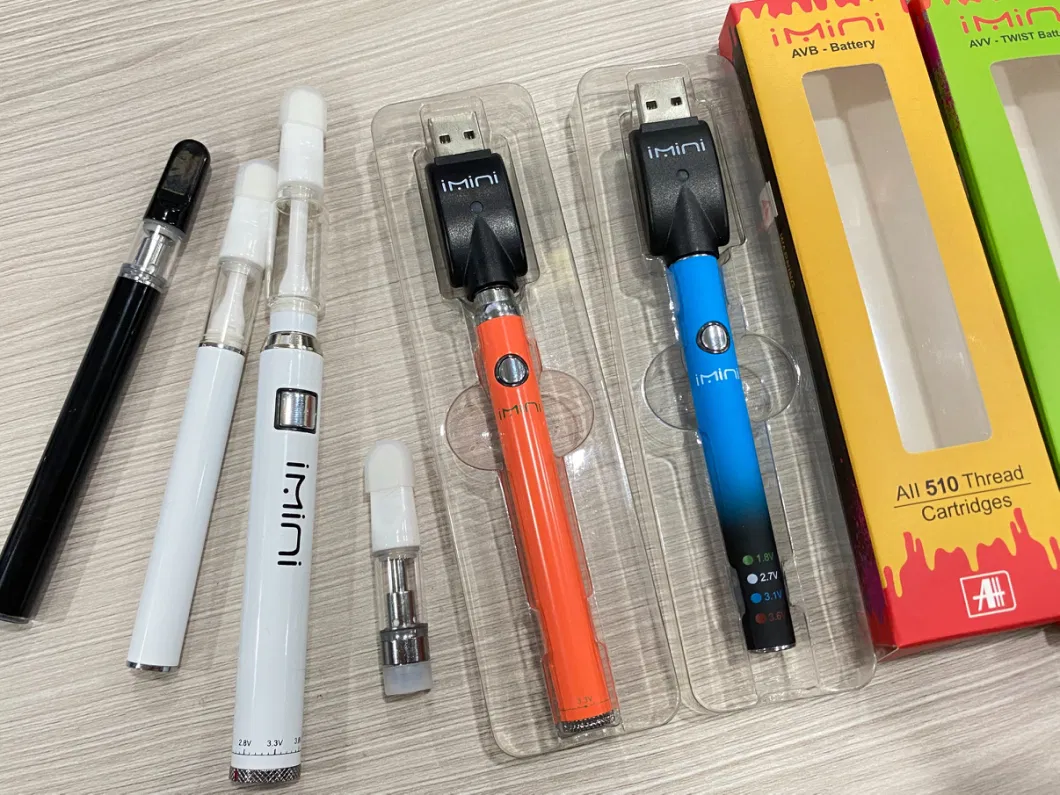 Wholesale 510 Cartridge Ceramic Atomizer Empty Disposable Vape Pen Carts for 0.5ml 0.8ml 1ml 2ml Oil