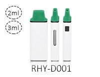 Rhy D004 Disposable 2ml/1ml Vape Empty Thick Oil Electronic Cigarette Vaporizer Ceramic Coil Live Rosin Hhc Disposable