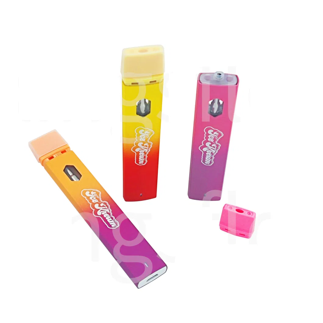 1ml Disposable Vape Pens 10 Flavors E Cigarettes Rechargeable Battery Ice Cream Empty Cartridges Vape with Packing