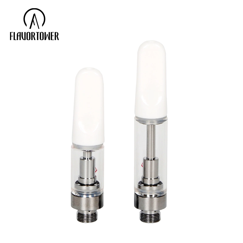 High Quality Full Ceramic Coil 510 Thread Vaporizers White 0.5ml 1ml Cartridges No Lead Free Heavy Metal Empty Atomizer