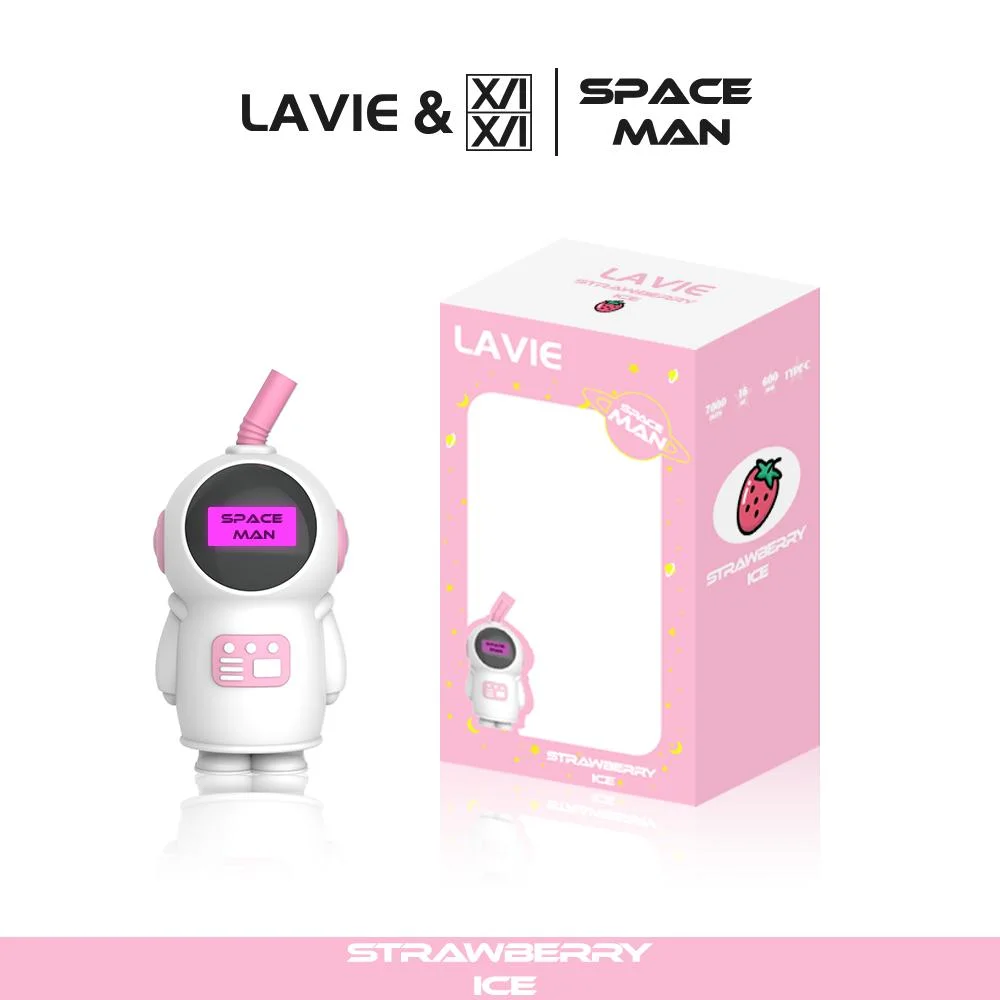 Hot Sales Products Disposable Vape 7000puffs Lavie Spaceman Vape Vape Juice Disposable Vape with LED Display