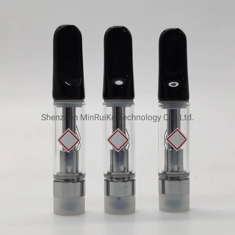 Eureka Press on Vape Cartridge Empty Oil Vaporizer 1ml Ceramic Press in Tip 510 Thread Wax Atomizer Pens