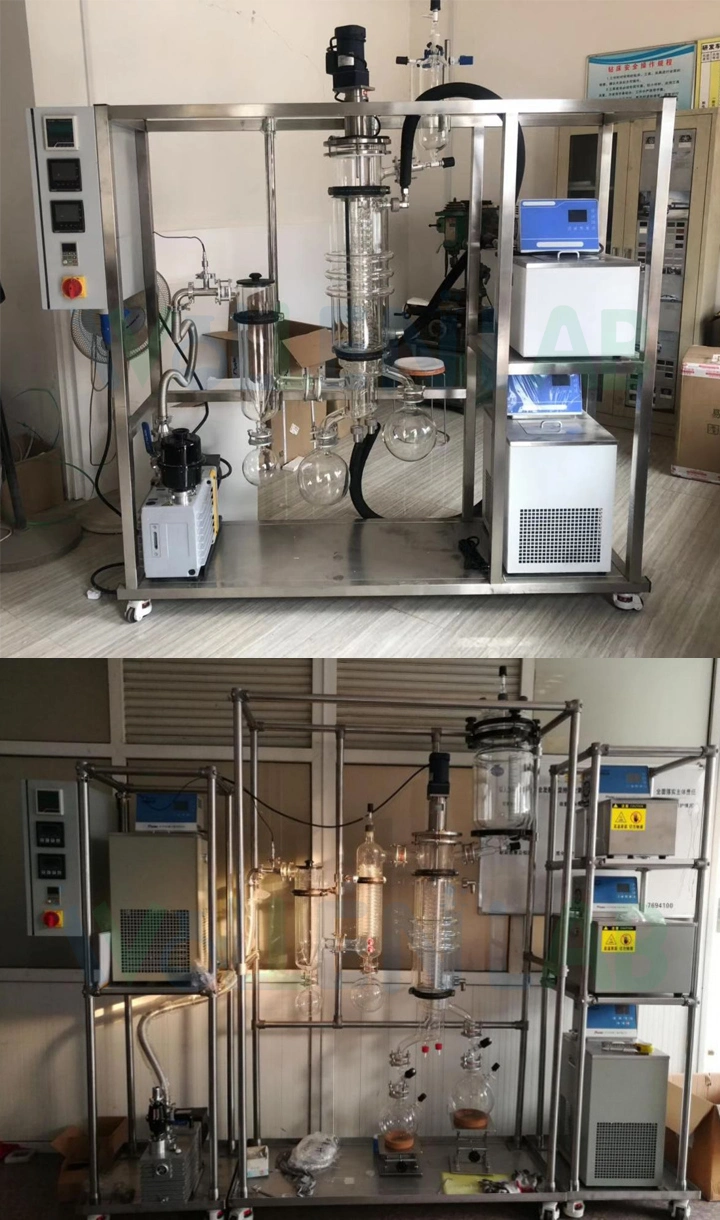 Lab Terpenes Hemp Ethanol Purification Extraction Evaporator Equipment Short Path Molecular Distillation