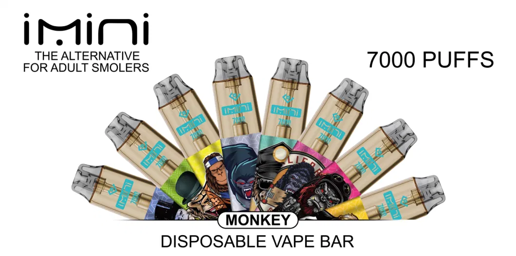 56 Regular Flavors Imini Tornado 7000 Puffs Disposable Vape Pen 0% 2% 3% 5% Flashing RGB Tank Design 850mAh Type-C Rechargeable Disposable Mini E-Cigarette EU