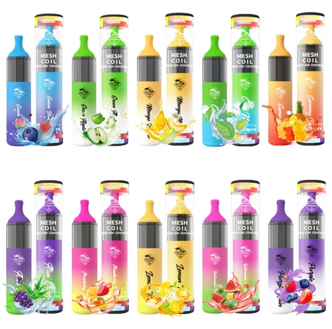 Tugboat Ultra 6000 4500 Best Selling Different Flavors Type-C Rechargeable Disposable Vape