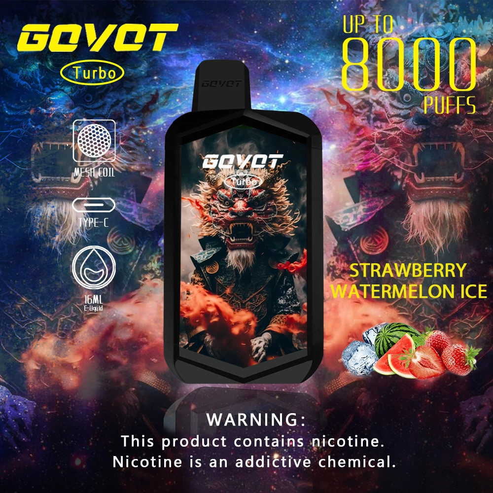Govot 8000 Puffs 15000 Puff Disposable Vape 650mAh Rechargeable Battery Prefilled Carts Puff Tornado 9K Vapers Puffbar 2% 3% 5% Electronic Cigarette Vapes
