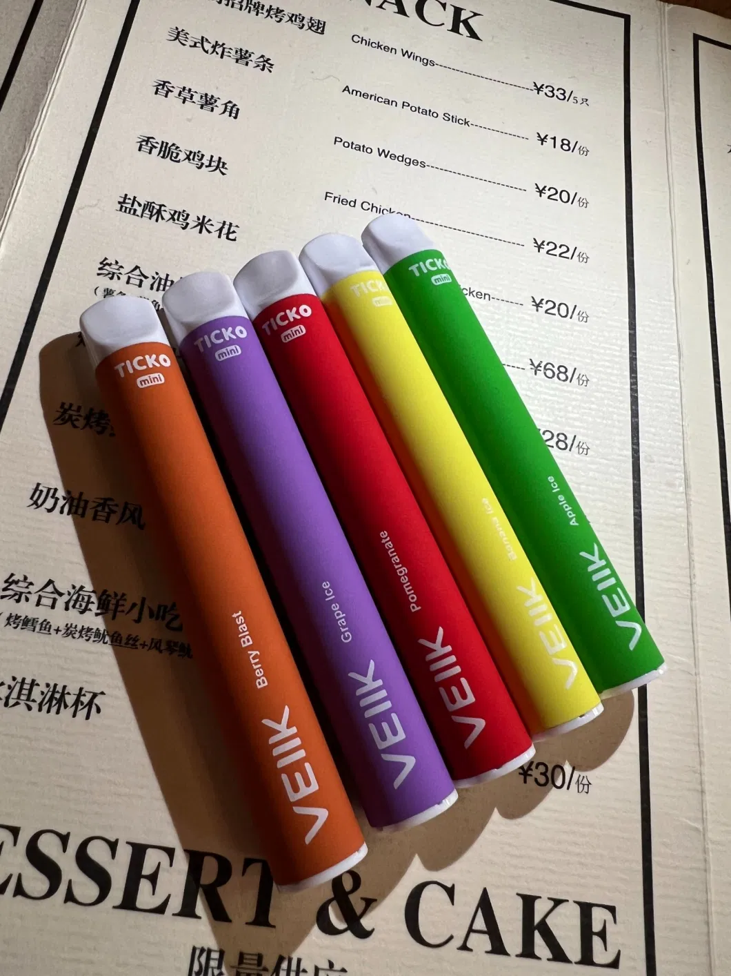 China Reliable Factory Low MOQ Spain Nicotine Free Salt 600puffs Disposable Vape.