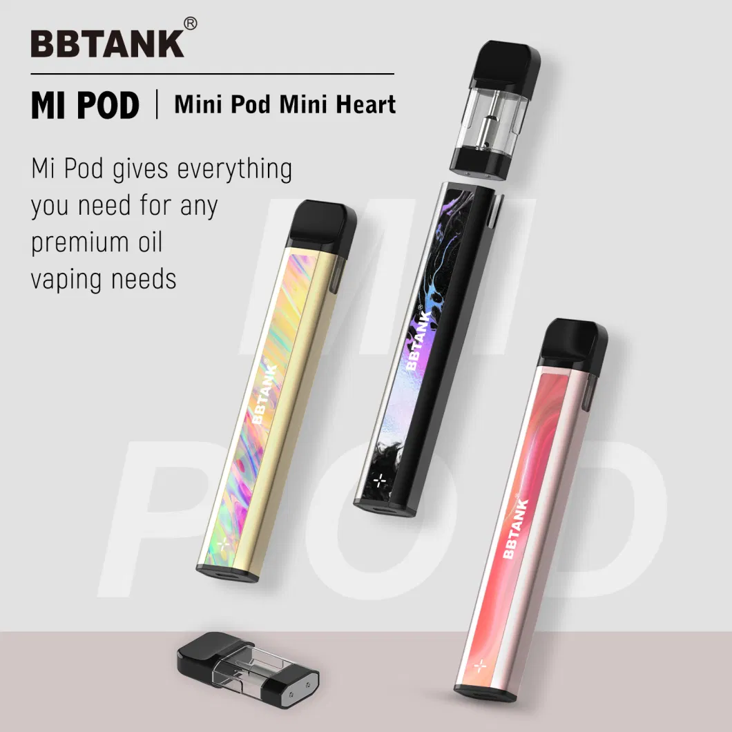 Rechargeable 350mAh Battery Disposable Vaporizer Pod Bbtank Replaceable Pod System