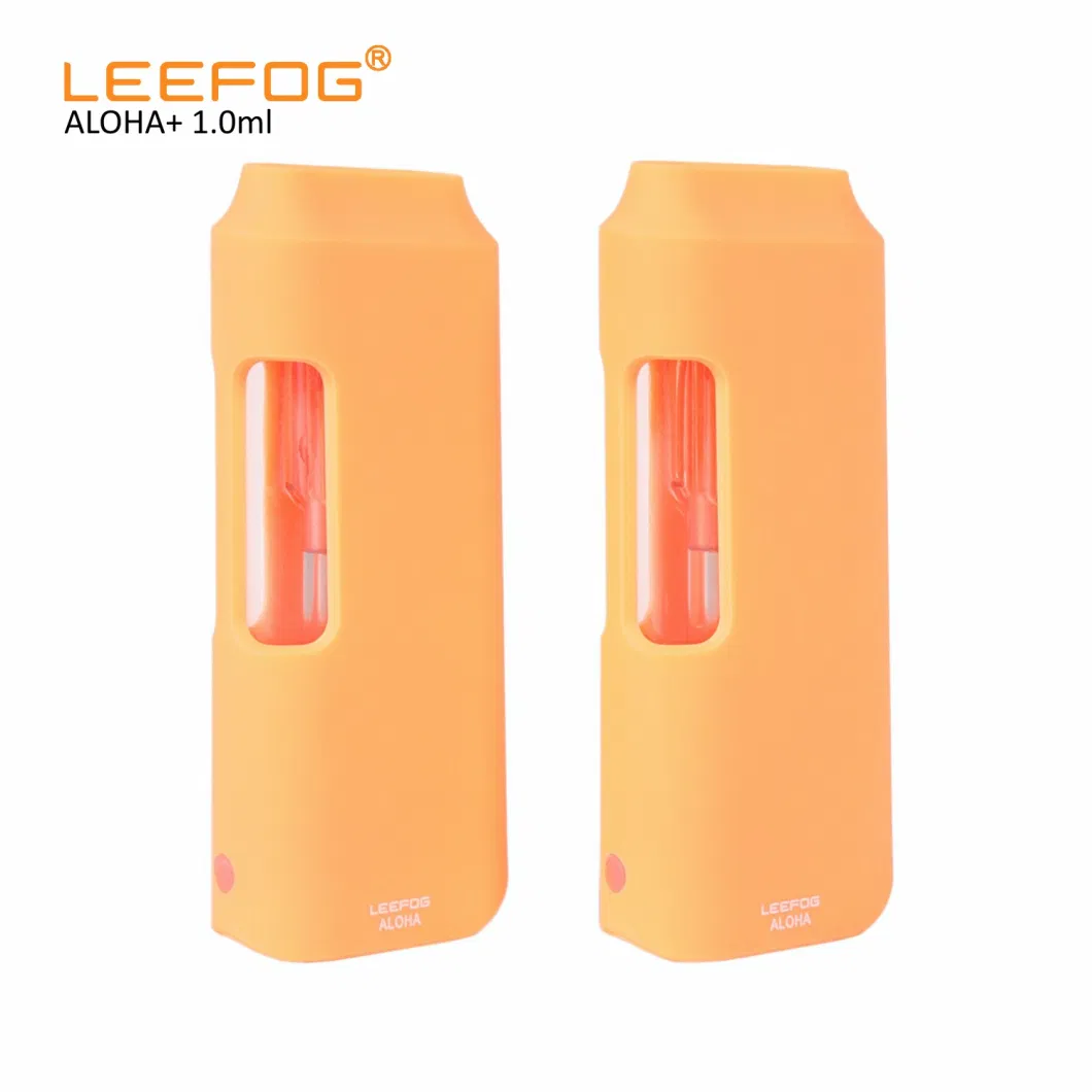 Leefog Aloha+ Wholesale OEM ODM 1ml 2ml 1g 2g Empty Rechargeable Pen Vaporizer All-in-One Disposable Vape with Preheat and Voltage Adjustable