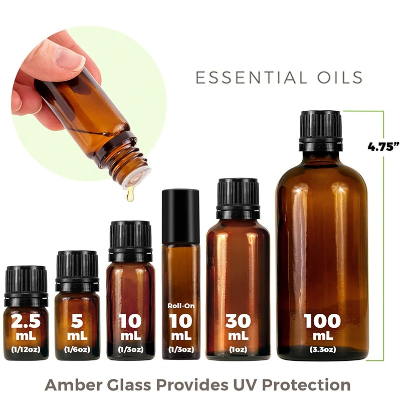 OEM Anti-Aging Pure Essential Glass Bottle Hair Growth Fragrance Organic Hemp Oil