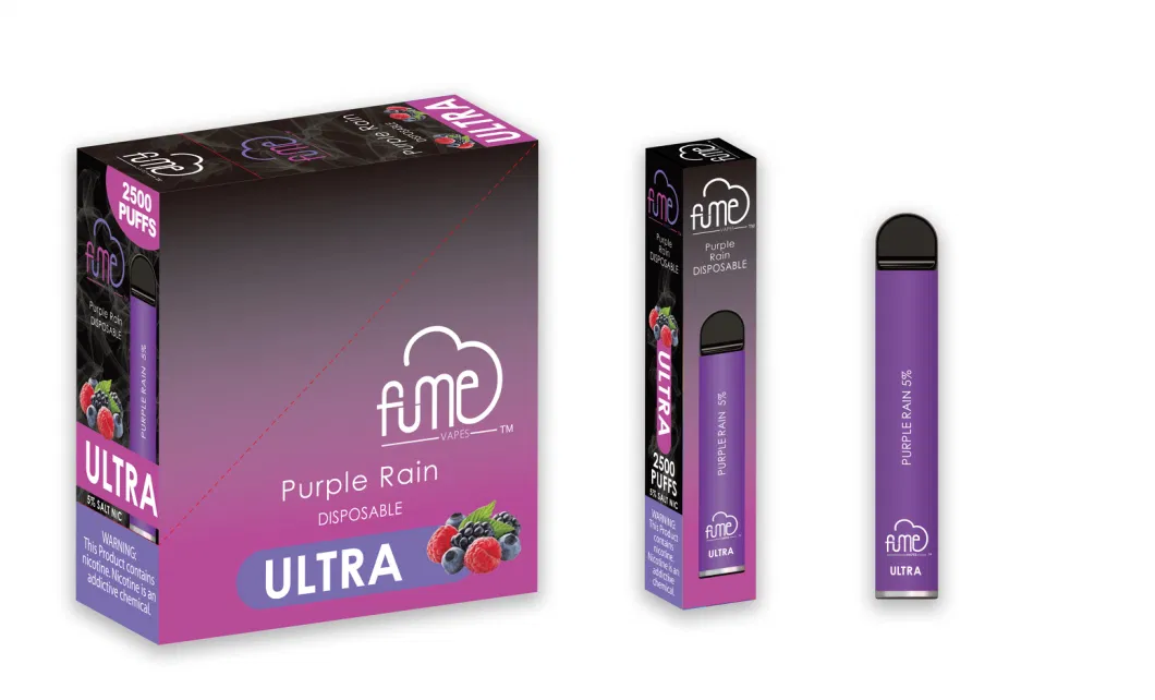 Wholesale Fume Ultra Disposable Vape Device 5% Nicotine 2500 Puffs with Different Flavors