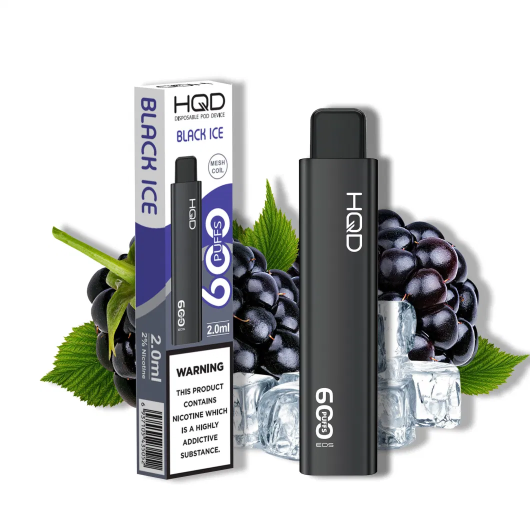 Wholesale Vape Pen Ecig OEM ODM Available Sample 2% 600 Puff From Hqd Factory 1688 Ske Crystal