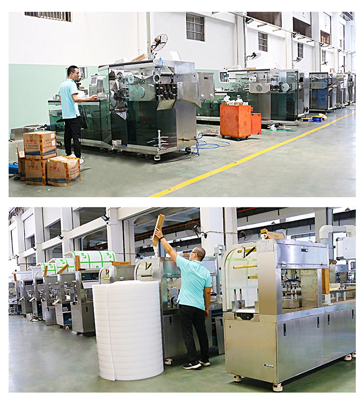48000 Plates/H High Speed Roller Type Tablet Pill Alu PVC Alu Alu Blister Packing Packaging Machine