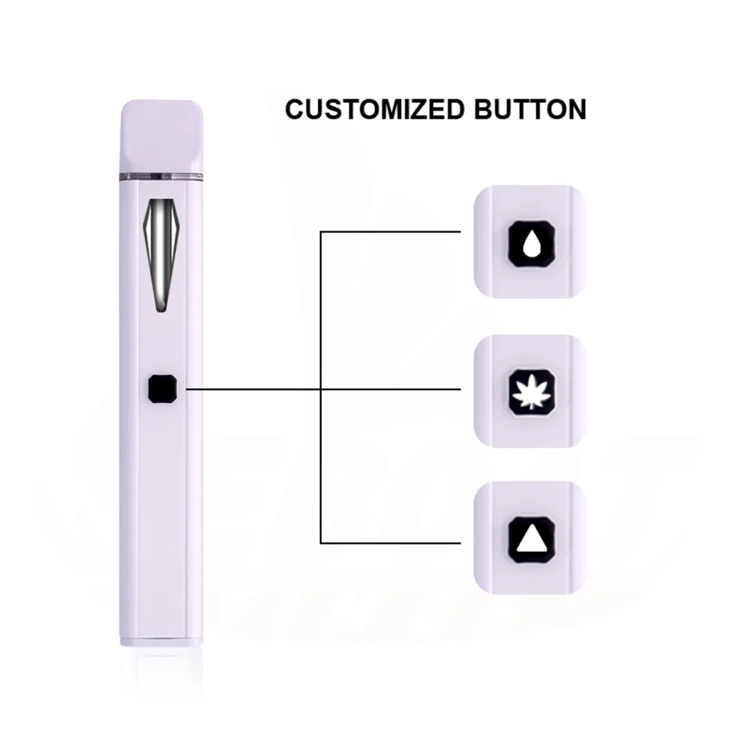 2ml Empty Vape Pen Pod System Preheat Button Delta Hhc Disposable Vape