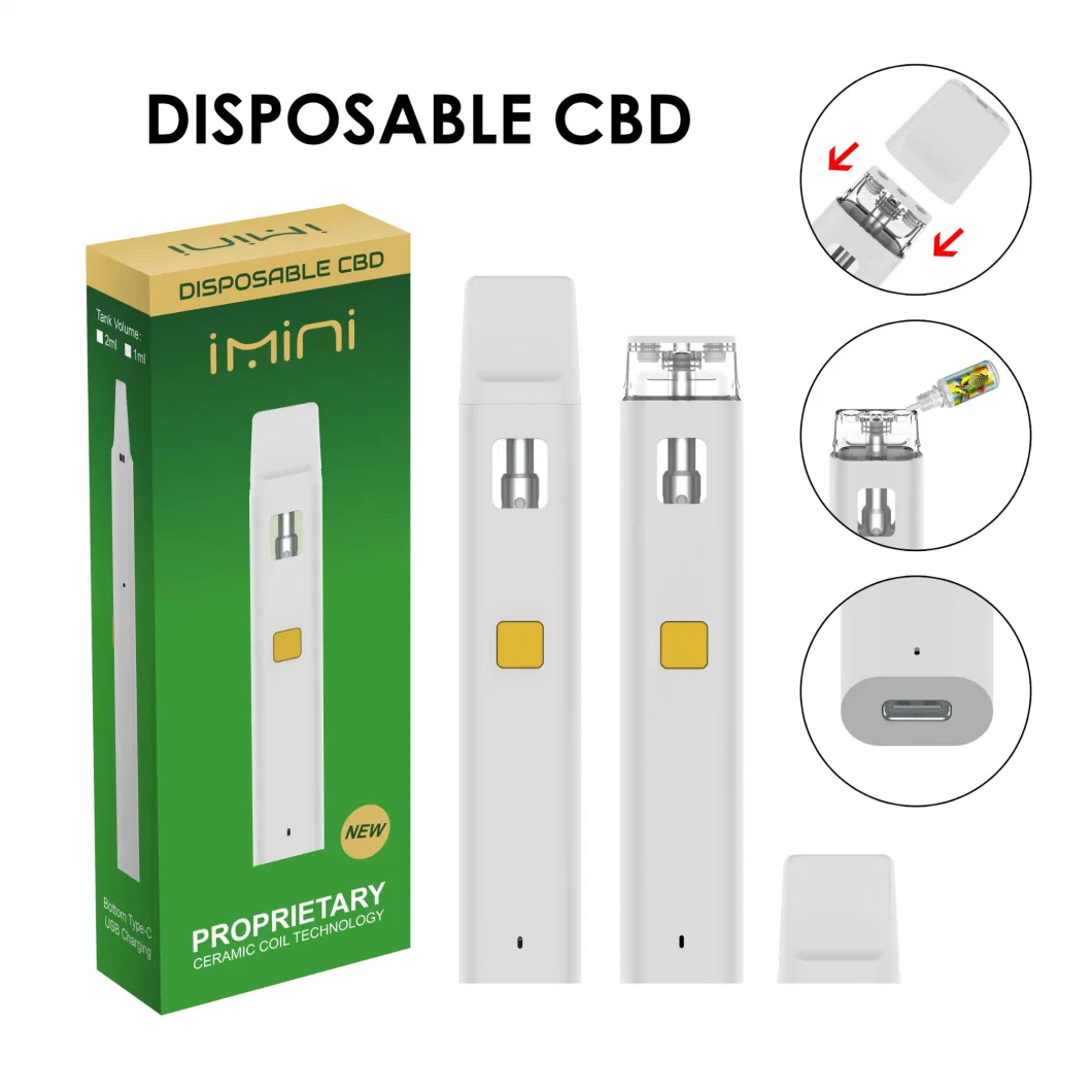 Imini 1/2ml Tank Empty Disposable Vape Pen 300mAh Battery Thick Oil Vaporizers Vape