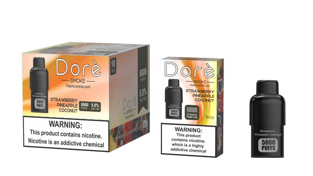 Wholesale Rechargeable Vape Dore Disposable Pod Vape with Pure E-Juice in The USA Market