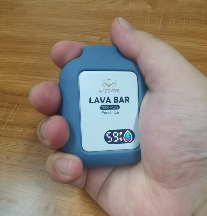 Good Taste Lava Bar Custom Brand 7000 Puffs Rechargeable Disposable Vape 15ml with Digital Screen