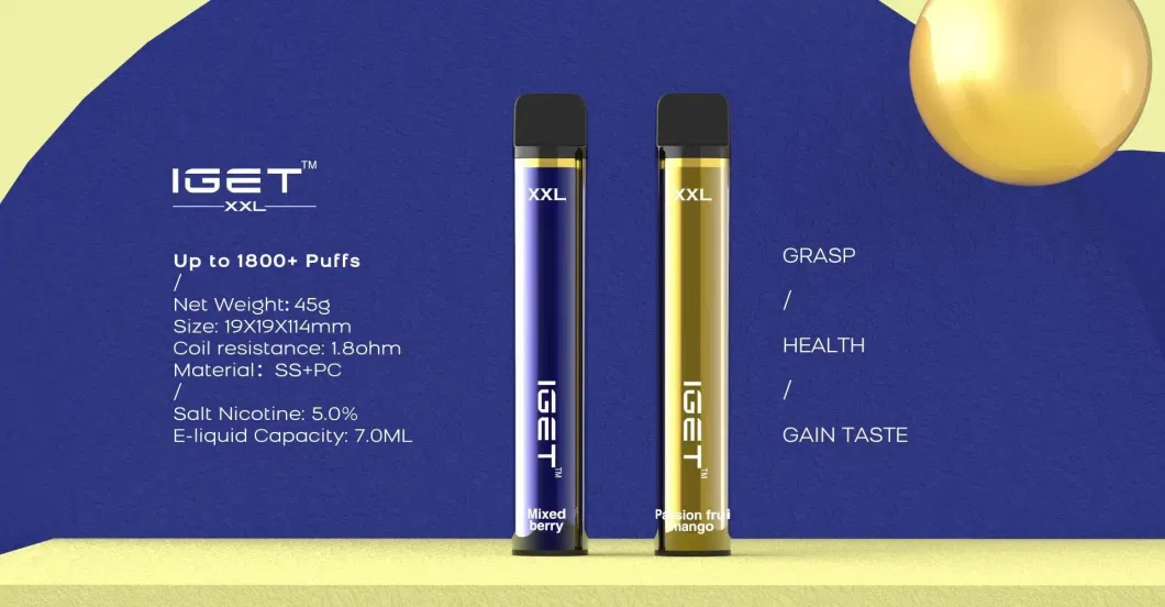 Wholesale E-Cigarette Factory Directly Shipping Iget Ecigs Vape Kit with Iget XXL Vaporizer Mod Kit