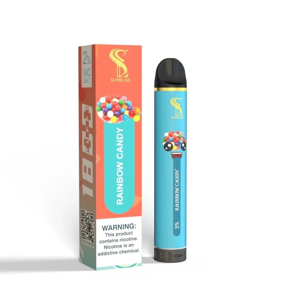 Kiwi Strawberry 12 Colors Supbliss Extra Disposable E Cigarette 1800puffs Electronic Cigarette Pod