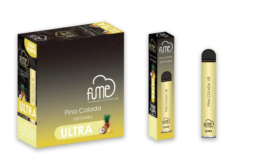 Wholesale Fume Ultra Disposable Vape Device 5% Nicotine 2500 Puffs with Different Flavors