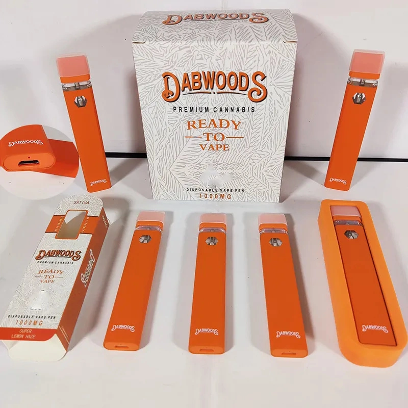 Dabwoods Hexagon Window Disposable Vape Pens 1.0 Capacity Empty Vape Pen OEM Brand Logo