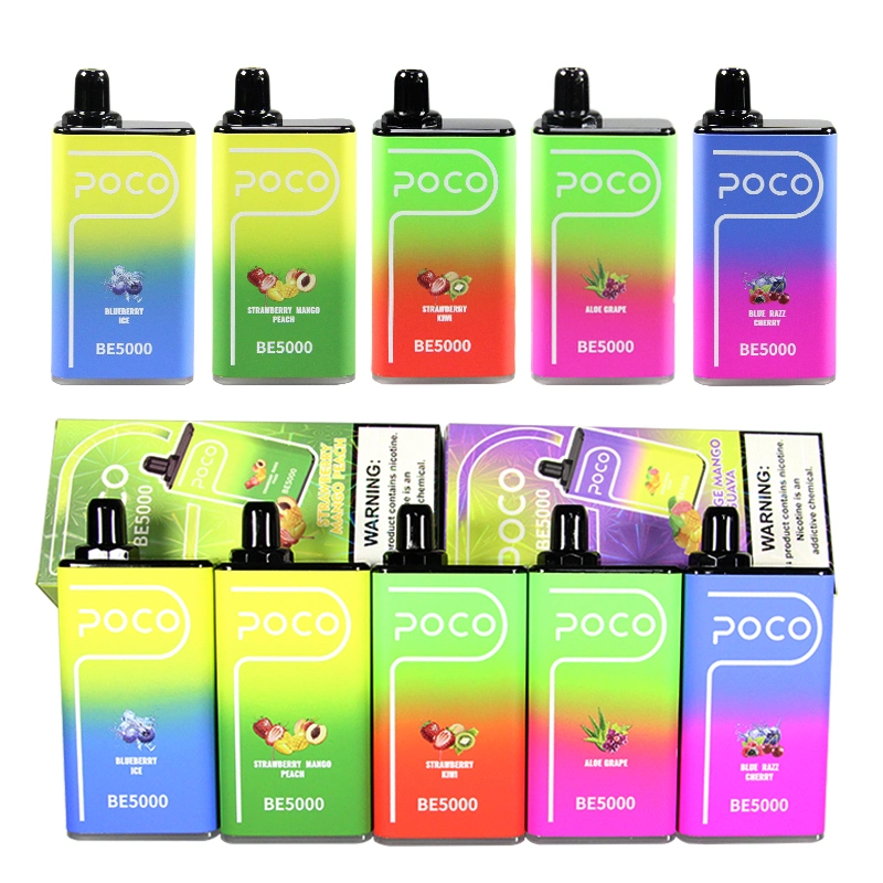 5000puff Bar Wholesale Vaporizador Desechable Poco Disposable Vaporizer Vape Pen for E-Cigarette