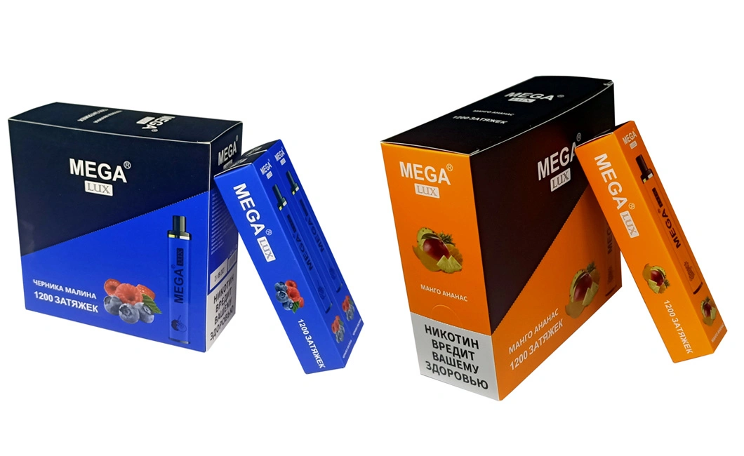 Mega Lux 120 Puffs Disposable Vs Disposable E Cig Blu