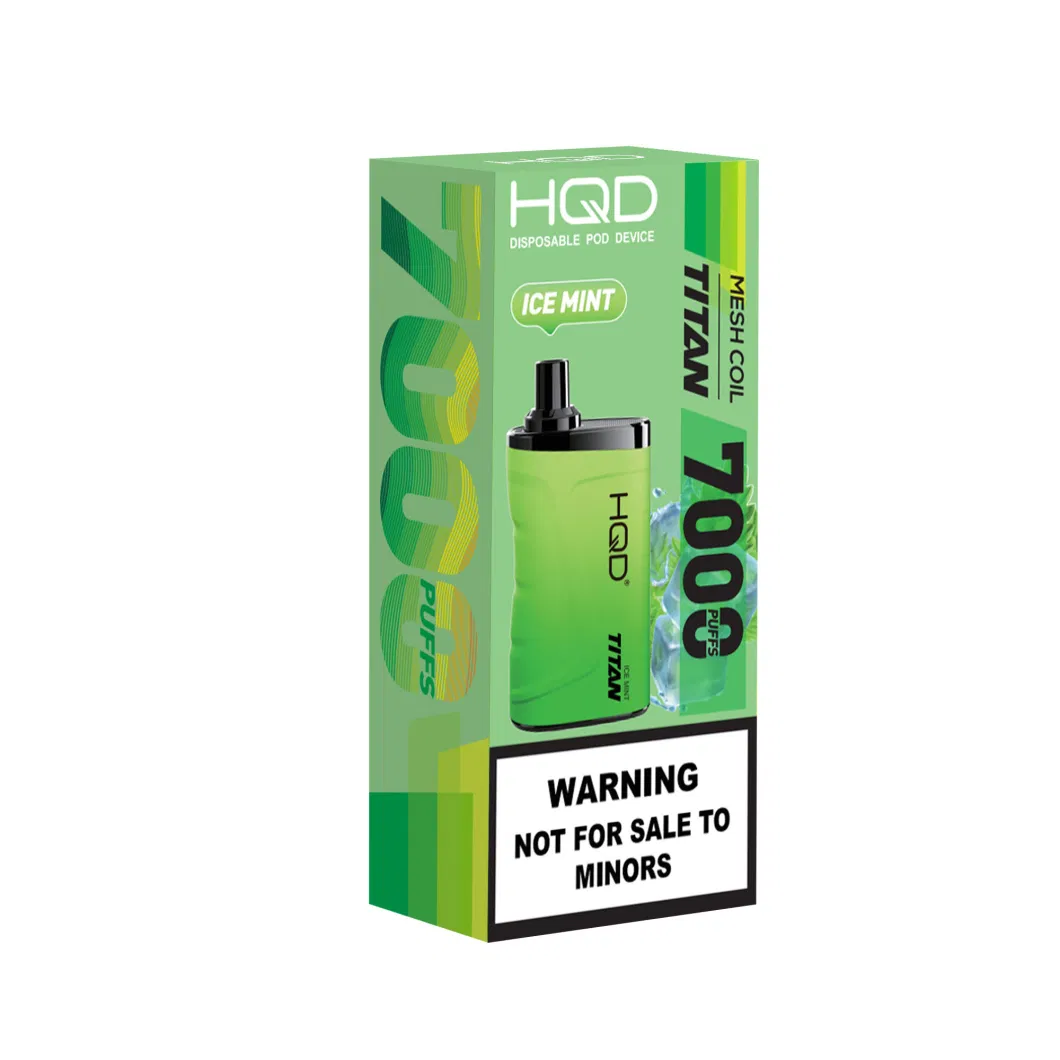 Hqd Wholesale Vapes 7000 Puffs Disposable Vape Pen with Tobacco-Free Nicotine Best Tastes E-Cigarette