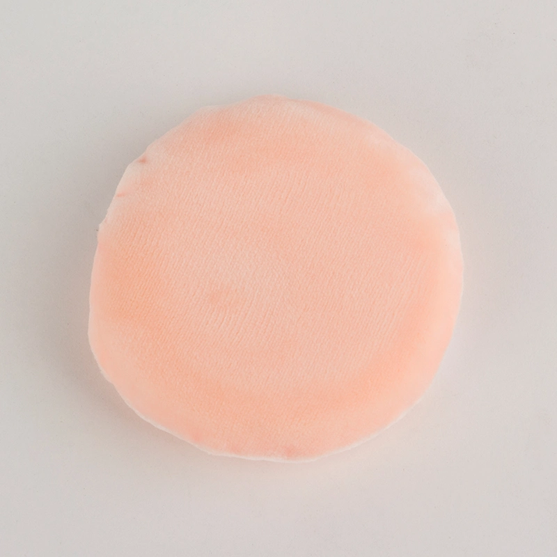 Hot Selling Large Loose Powder Puff Ultra Soft Velour Body Puff with Ribbon