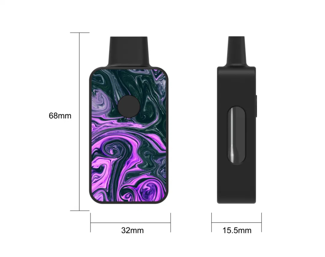 Imini White Label Disposable Vaping Pod Device Empty Wax Vaporizer 1g 2g 3g 4g 5g Hhc D8 D9 Thick Oil Vape Pen with 380 mAh Rechargeable Battery