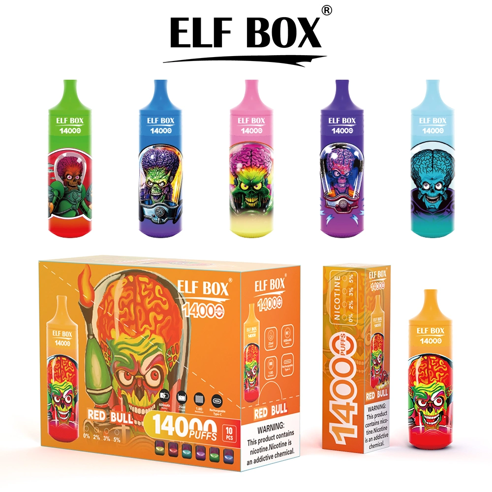 Original Elf Box 14000puffs Wholesale Disposable Vape 9000 12000 E Cigarette Pod Vape