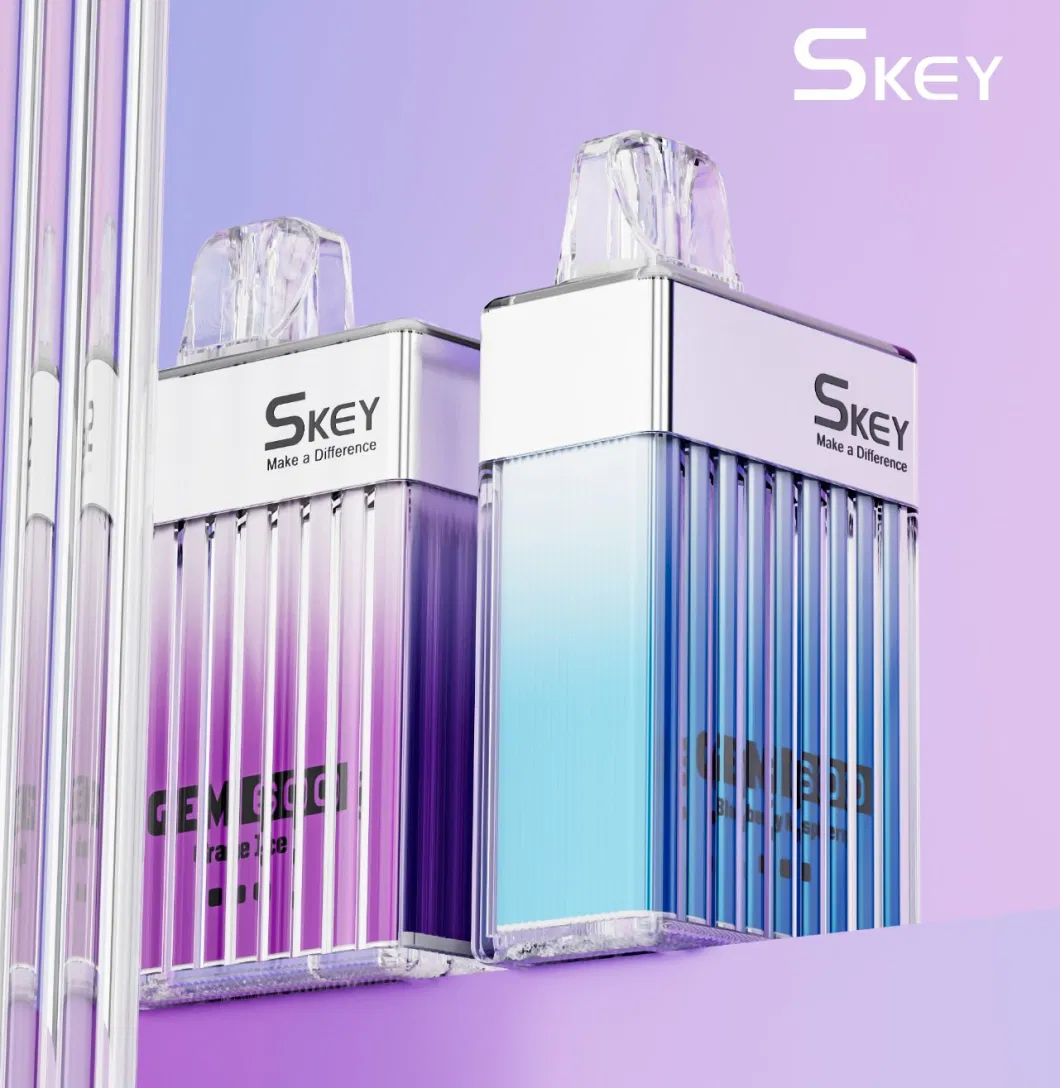 UK Popular Skey Vape Crystal Vape Box Gem 600 Puffs 2% Nic Salt UK Tpd Vs Amare Crystal One Disposable E-CIGS